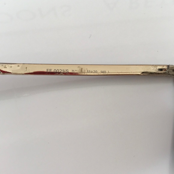 Fendi~ tortoise sunglasses - Picture 4 of 8